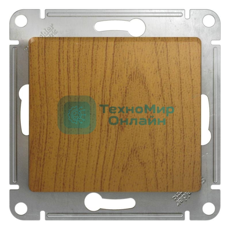 Механизм выключателя 1-кл. СП Glossa 10А IP20 10AX дер. дуб SchE GSL000511