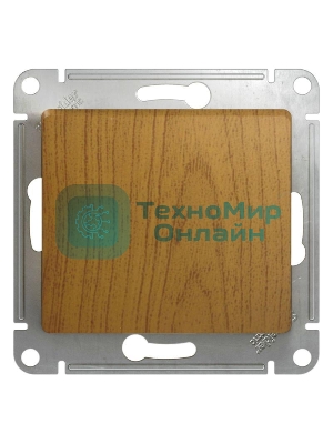 Механизм выключателя 1-кл. СП Glossa 10А IP20 10AX дер. дуб SchE GSL000511