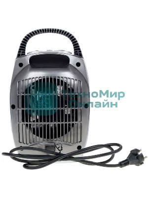 Тепловентилятор Ресанта ТВК-2, серебристый, 900/1800 Вт, 18 м2, термостат, поворот корпуса 67/2/4