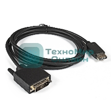 Кабель-переходник ExeGate EX284908RUS DisplayPort -DVI ExeGate EX-CC-DPM-DVIM-1.8 (20M/25M, 1,8м, экран)