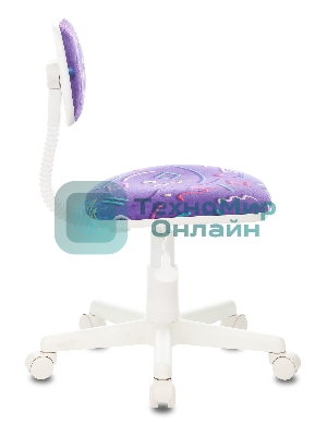 Кресло Бюрократ CH-W201NX Sticks 08 фиолетовый, ткань, 120 кг