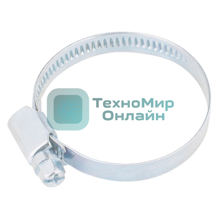 Хомуты Сибртех нержав. сталь, стандартное болтовое крепление 8-12 мм, ширина 9 мм, 100 шт.