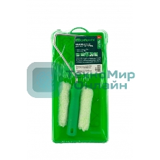 Малярный набор Сибртех для работ по дереву: кювета 150 мм х 290 мм и мини-валик 110 мм