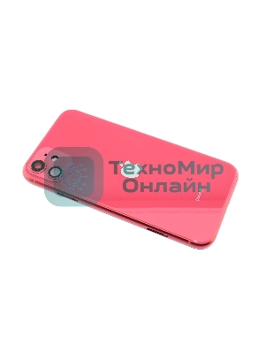 Задняя крышка (корпус) в сборе с рамкой для Apple iPhone 11 красный