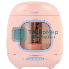 Точилка для карандашей электрическая Deli VA13 VA13ROSE, 1 отверстие, пластик, розовый (от 2-х батареек АА или USB)