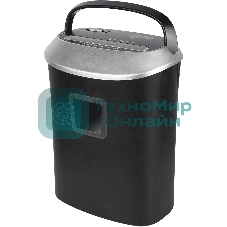 Шредер Cactus CS-SH-P6 черный (секр.P-4) фрагменты 10лист. 21лтр. скрепки скобы пл.карты