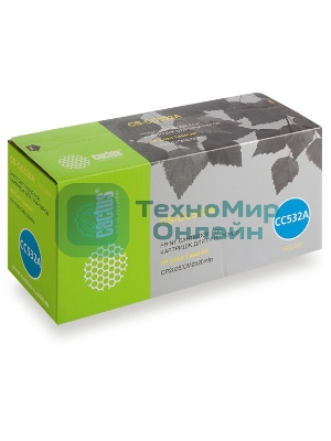 Картридж лазерный Cactus CS-CC532A желтый (2800 стр.) для HP Color LaserJet CP2025/CM2320mfp