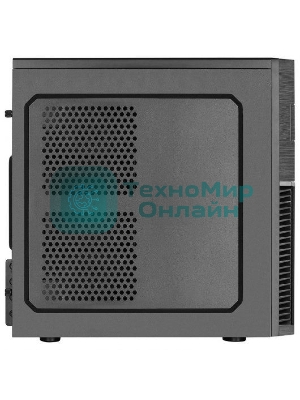 Компьютерный корпус Aerocool/Formula Cs-105, mATX, без БП, 187x361x355мм (ШxГxВ), USB 3.0 x1, USB 2.0 x1, металл 0,5мм, 120-мм вентилятор в комплекте, черный