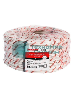Кабель огнестойкий Rexant КПСнг(А)-FRLSLTx 1x2x1,00 мм², бухта 200 м, 01-4932