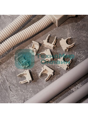 Крепеж-клипса для монтажного пистолета Rexant Ø 16 мм, серая (100 шт/уп)