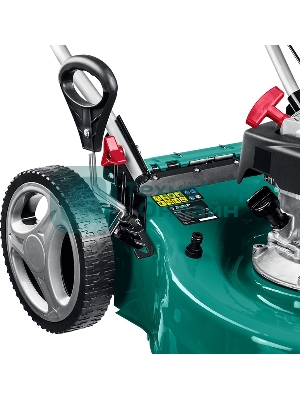 Газонокосилка Зубр 460 мм 4.5 л.с. бензиновая