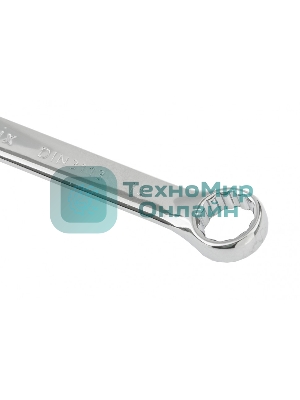 Ключ комбинированный Matrix, 15 мм, CrV, полированный хром