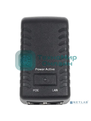 Блок питания для видеокамер ORIENT SAP-48POE вход: ~110-240 В, 50/60Гц; выход: 48 В, 500 мА