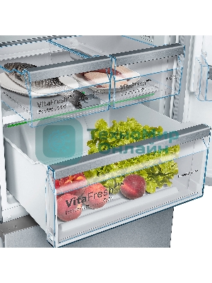 Холодильник Bosch KGN39LB30U черный двухкамерный 290/110л морозилка снизу, No Frost