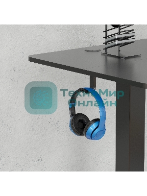 Стол компьютерный Cactus CS-EDL-BBK черный, столешница ДСП, каркас черный