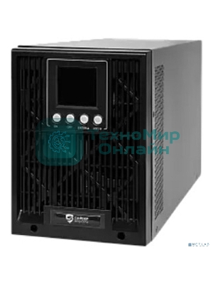 Источник бесперебойного питания Сайбер Электро ИБП ЭКСПЕРТ-II-2000 Онлайн, Напольное исполнение 2000ВА/1800Вт USB/RS-232/SNMPslot (2 EURO + 2 IEC С13) (12В/7А·ч. х 4)