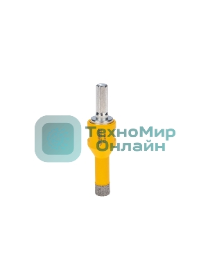 Коронка алмазная профессиональная по керамограниту и железобетону Kranz М14, вакуумное спекание, 12 мм, для УШМ