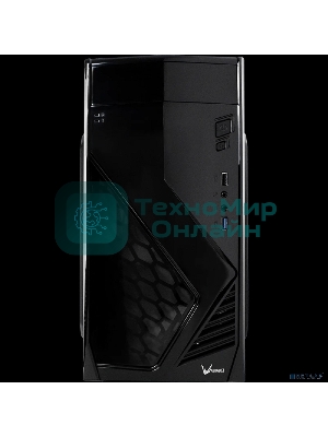 Компьютерный корпус Aerocool/Formula Cs-102 (mATX, без БП, 1x USB3.0, 1x USB2.0) черный