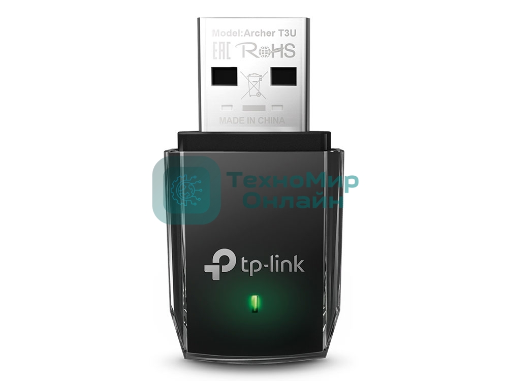 Адаптер TP-Link Archer T3U AC1300 Мини Wi-Fi MU-MIMO USB-адаптер