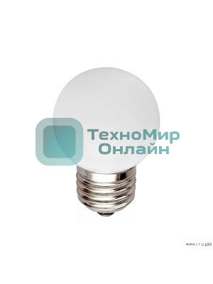 Лампа светодиодная IEK LLE-G45-7-230-40-E27 ECO G45 7Вт шар 4000К белый E27 630лм 230-240В