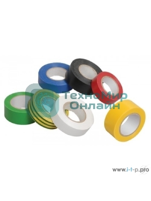 Изолента ПВХ 0.13х15мм (рул.10м) бел. IEK UIZ-13-10-10M-K01