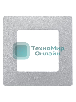 Рамка 1 пост, алюм. ETIKA