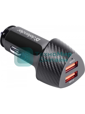 Зарядное устройство для авто Defender UCA-81 36W 2XUSB