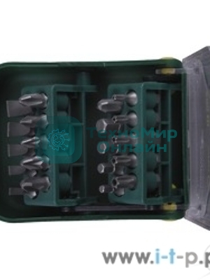 Набор KRAFTOOL Биты в мобильном бит-боксе с клипсой, Cr-V, 25мм, 21 предмет