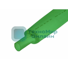 Трубка термоусадочная Rexant 30.0/15.0 1м зеленый