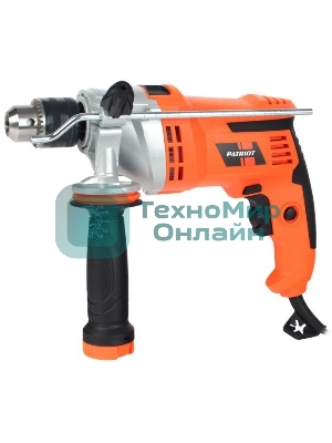 Дрель ударная PATRIOT FD 850hс ударом, мощность 850Вт, макс.диаметр 13мм, глубиномер + доп. ручка