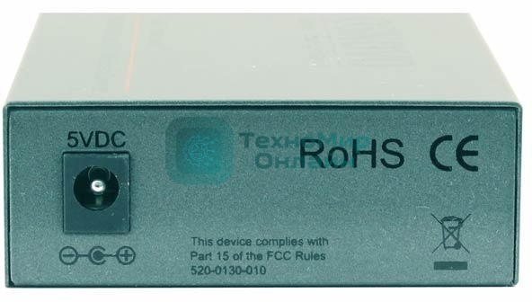 Медиаконвертер OSNOVO Гигабитный медиаконвертер, по одному волокну SM до 20 км, по MM - до 500м, tx1550/rx1310нм