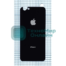 Защитное заднее стекло для iPhone 6/6S черное