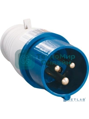 Вилка эл. каб. 32А 2P+PE 220В IP44 ССИ-023 IEK PSR01-032-3