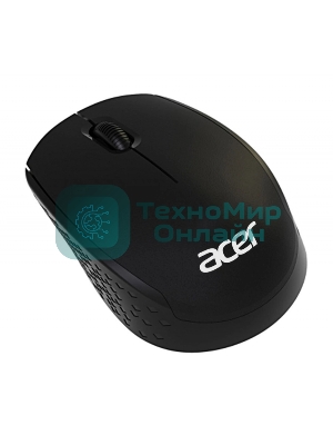 Мышь беспроводная Acer OMR020 черный, 1200 dpi, радиоканал, USB, кнопки - 3