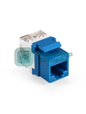 Модуль-вставка Keystone Jack RJ-45 ExeGate KJ-8P8C-U-C6-180-Dual (Кат.6, неэкранированная, 180 градусов, IDC Krone/110)