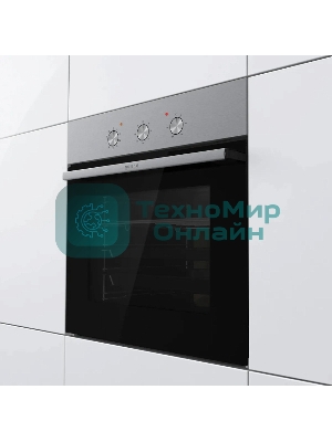 Встраиваемый духовой шкаф электрический Gorenje BO6727E03NX, черный/серебристый