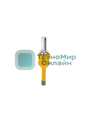 Коронка алмазная профессиональная по керамограниту и железобетону Kranz М14, вакуумное спекание, 8мм, для УШМ