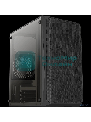 Компьютерный корпус Aerocool/Formula CS-107 черный без БП mATX 1x120мм 1xUSB 2.0 1xUSB 3.0 audio