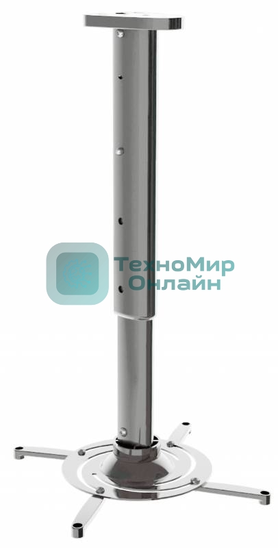 Кронштейн для проектора Cactus CS-VM-PR05L-AL серебристый макс.10кг настенный и потолочный поворот и наклон