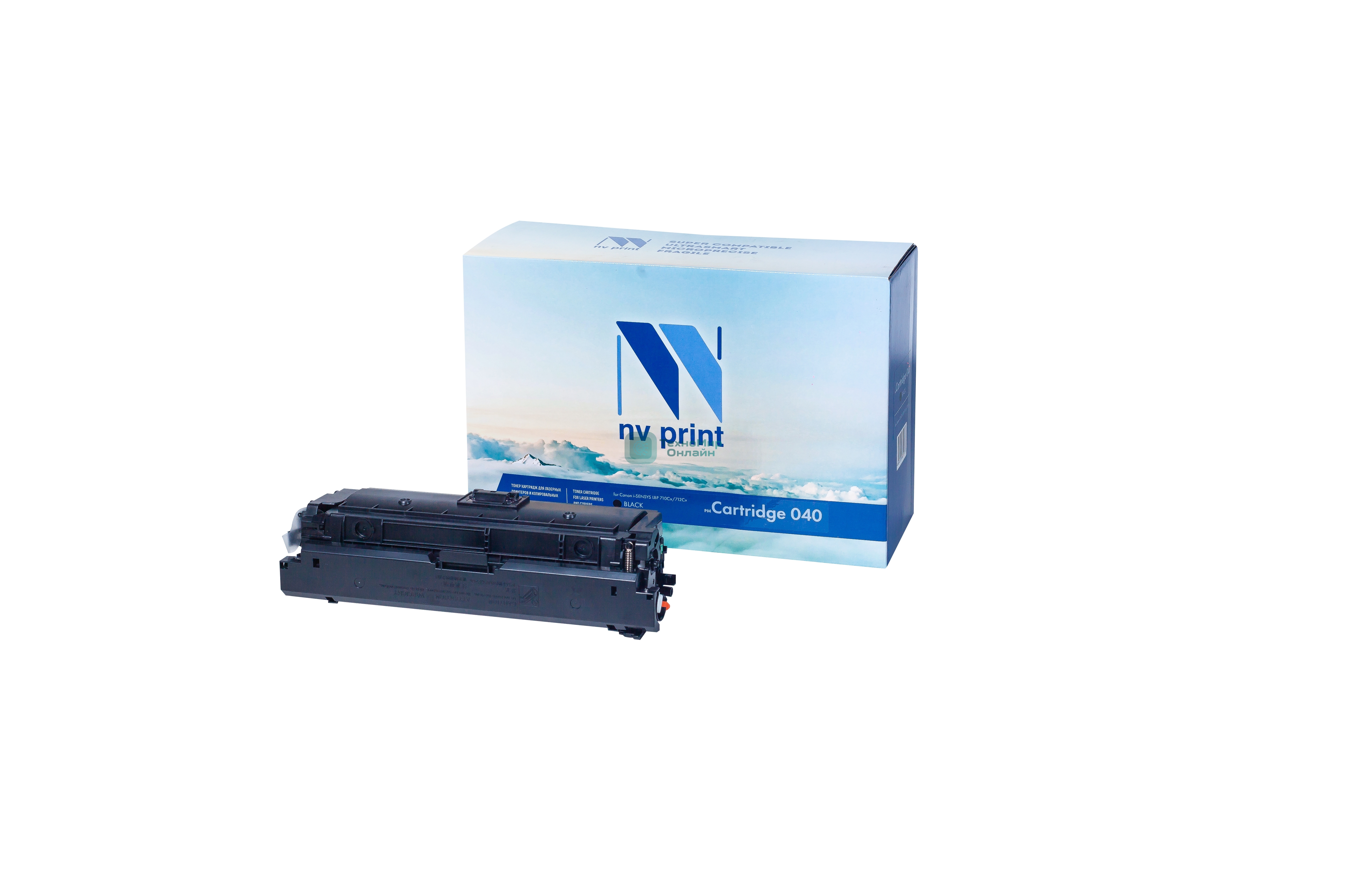 Картридж лазерный NVPrint совместимый NV-040 черный для Canon i-SENSYS LBP 710Cx/712Cx (6300k)