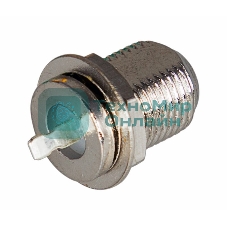 Разъем PROconnect гнездо F на корпус с контактом