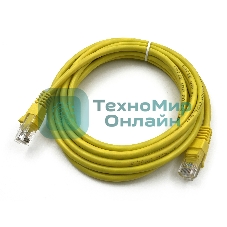 Патч-корд Buro UTP cat5E 3м желтый RJ-45 (m)-RJ-45 (m)