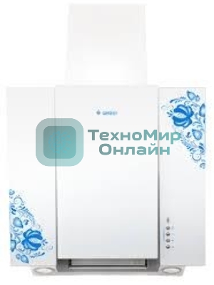 Вытяжка наклонная Gefest ВО 3603 К18 белый, 60 см, 550 куб. м/ч, 65 дБ