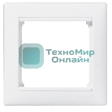 Рамка 1-м Valena горизонт. белый (DIY-упак.) Legrand 694240
