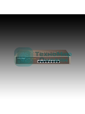 Коммутатор TP-LINK SMB TL-SG1008 8-port Gigabit Switch, 1U rack-mountable steel case