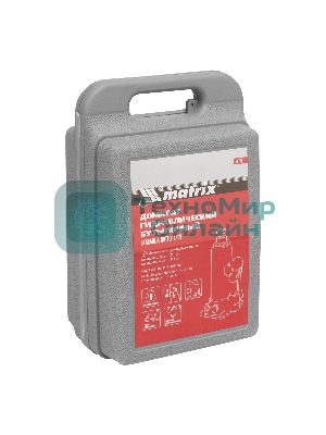 Домкрат гидравлический бутылочный Matrix, 6 т, h подъема 216–413 мм