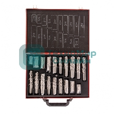 Набор сверл Matrix по металлу, 1-10 мм, 170 шт., HSS, в металлическом кейсе