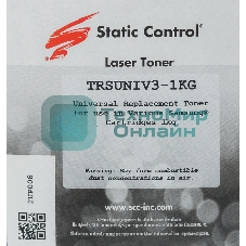 Тонер Static Control TRSUNIV3-1KG черный флакон 1000гр. для принтера Samsung ML2160/SCX3400/M2020/M2070