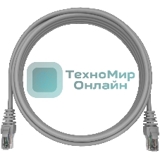 Патч-корд NTSS NTSS-PC-UTP-RJ45-5e-0.3-LSZH-GY NTSS-PC-UTP-RJ45-5E-0.3-LSZH UTP RJ-45 вил.-вилка RJ-45 cat.5e 0.3м серый LSZH (уп.:1шт) 26AWG