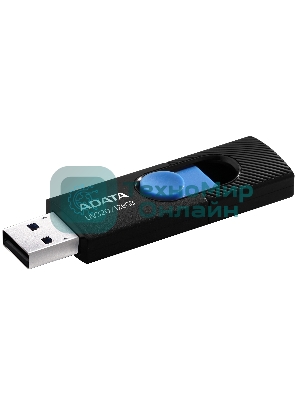 Флешка USB ADATA UV320 (AUV320-128G-RBKBL), 128Gb, USB 3.2, R/W 100/30, черный/голубой